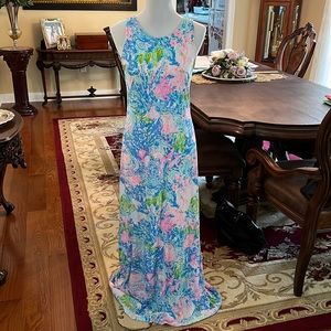 Lilli Pulitzer Marcella Maxi Dress sz Small